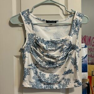 Square neck crop top